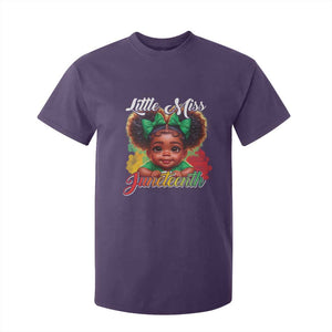 Juneteenth 1865 Little Miss Cute Melanin Black Girls Kids T Shirt For Kid TS09 Purple Print Your Wear