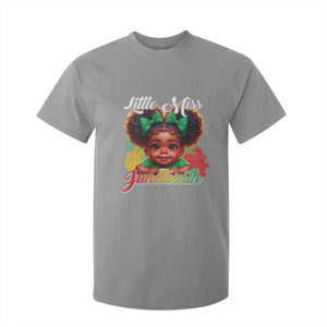 Juneteenth 1865 Little Miss Cute Melanin Black Girls Kids T Shirt For Kid TS09 Sport Gray Print Your Wear