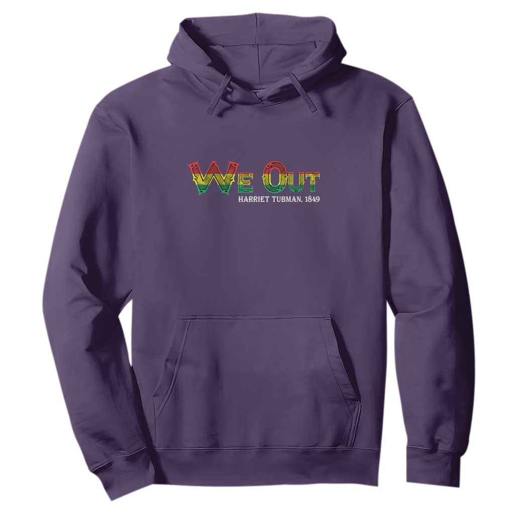 We Out Harriet Tubman Quotes Juneteenth Hoodie TS09 Purple Print Your Wear