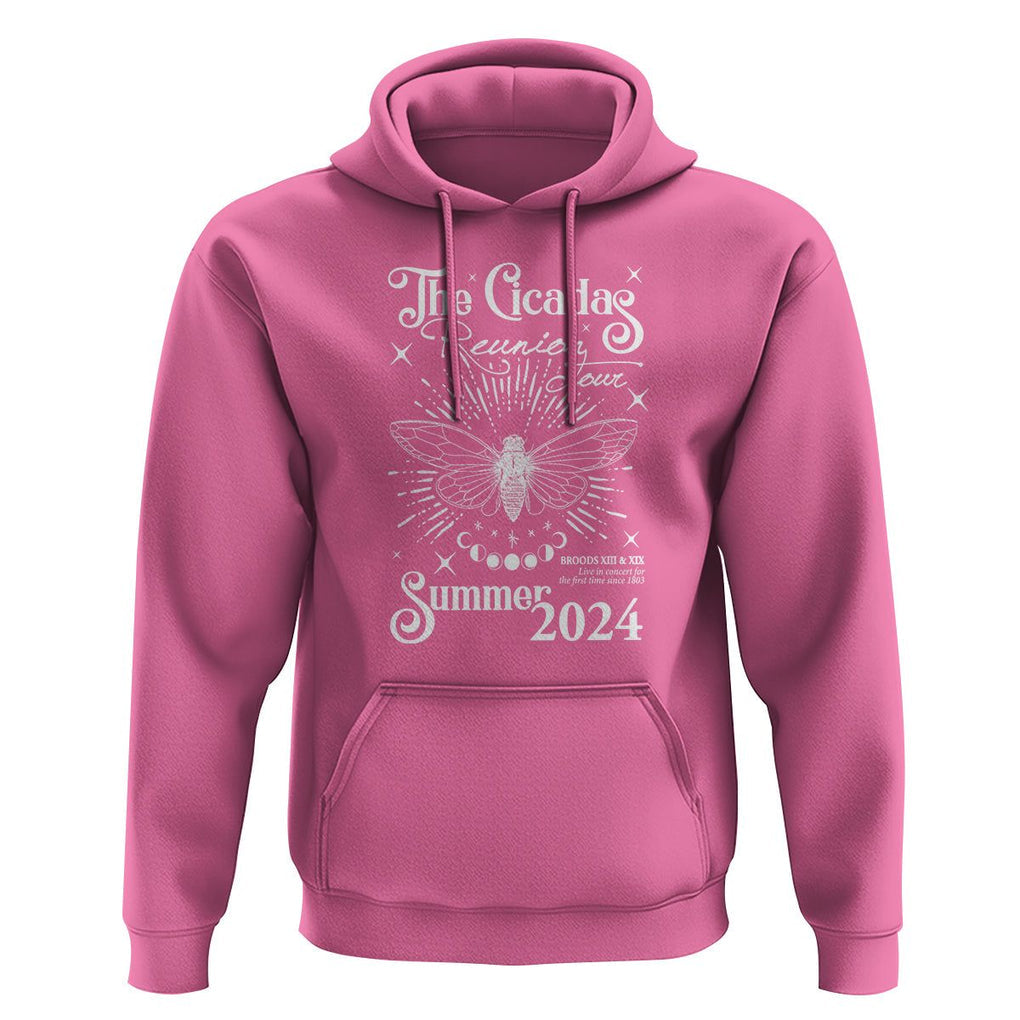 The Cicada Reunion U.S Tour 2024 Hoodie Broods XIII & XIX Cicadas Concert Fest TS09 Azalea Print Your Wear