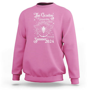 The Cicada Reunion U.S Tour 2024 Sweatshirt Broods XIII & XIX Cicadas Concert Fest TS09 Azalea Print Your Wear
