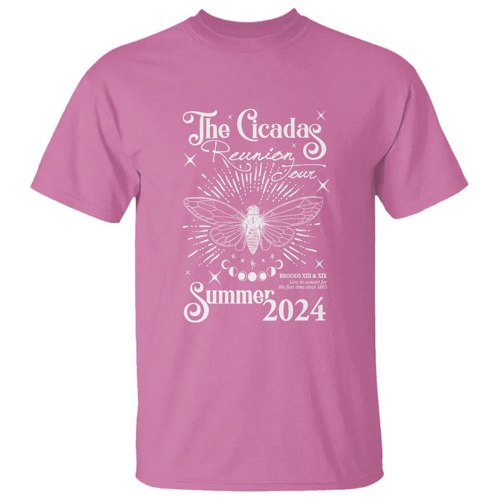 The Cicada Reunion U.S Tour 2024 T Shirt Broods XIII & XIX Cicadas Concert Fest TS09 Azalea Print Your Wear