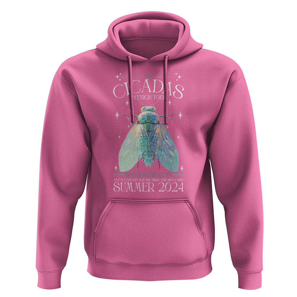 The Cicada Reunion U.S Tour 2024 Hoodie Broods XIII & XIX Cicadas Concert Fest TS09 Azalea Print Your Wear
