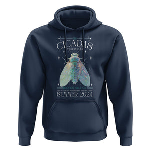 The Cicada Reunion U.S Tour 2024 Hoodie Broods XIII & XIX Cicadas Concert Fest TS09 Navy Print Your Wear