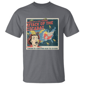 Funny Attack Of The Cicadas U.S Tour 2024 T Shirt TS09 Charcoal Print Your Wear
