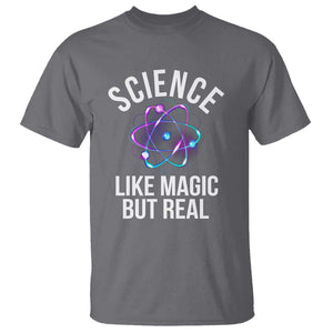 Science Like Magic But Real T Shirt TS09 Charcoal Print Your Wear