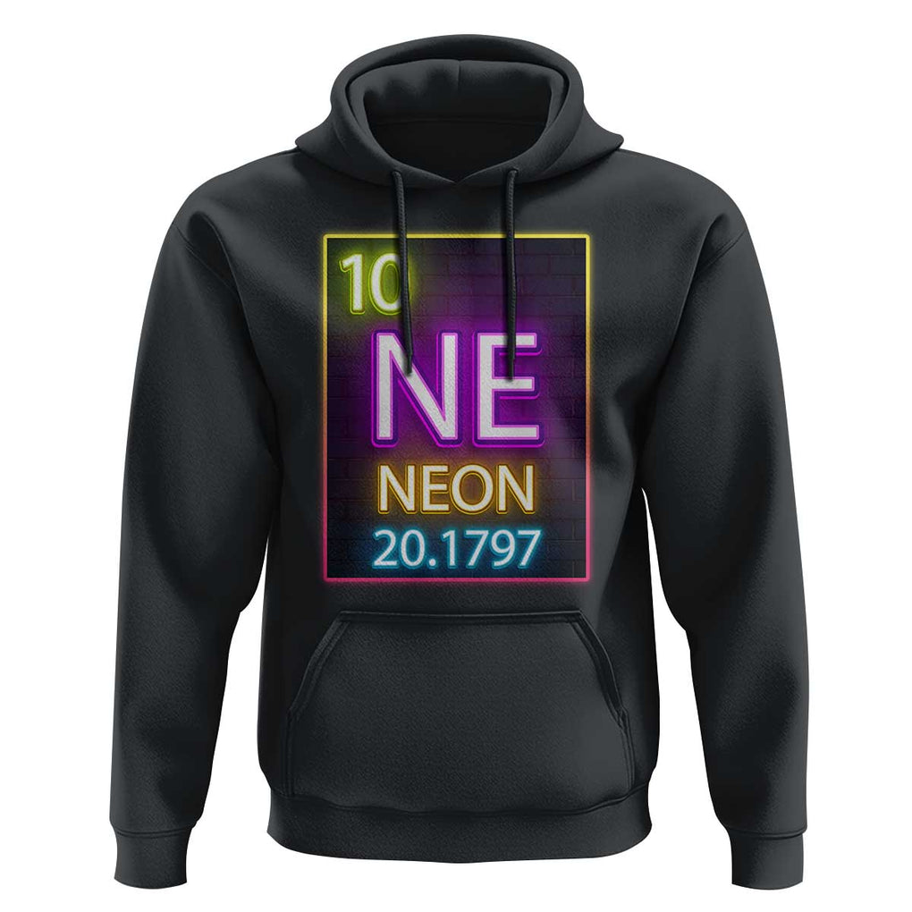 Chemistry Teacher Neon Periodic Table Hoodie TS09 Black Print Your Wear