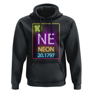 Chemistry Teacher Neon Periodic Table Hoodie TS09 Black Print Your Wear