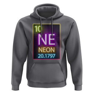 Chemistry Teacher Neon Periodic Table Hoodie TS09 Charcoal Print Your Wear