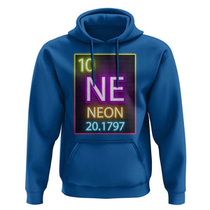 Chemistry Teacher Neon Periodic Table Hoodie TS09 Royal Blue Print Your Wear