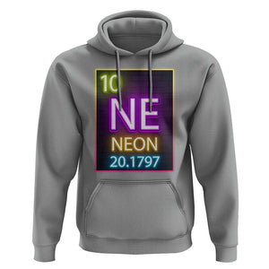 Chemistry Teacher Neon Periodic Table Hoodie TS09 Sport Gray Print Your Wear