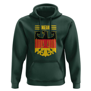 Funny Germany German No Nein Hoodie TS09 Dark Forest Green Print Your Wear