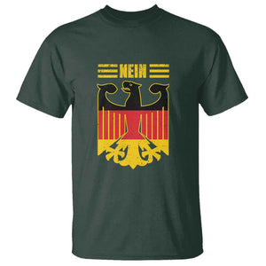 Funny Germany German No Nein T Shirt TS09 Dark Forest Green Print Your Wear