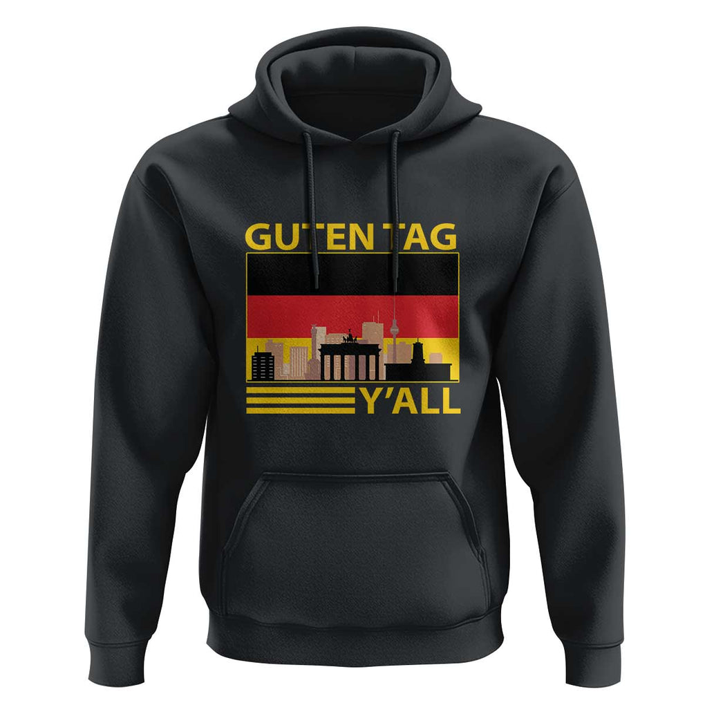 Germany Hoodie Guten Tag Y'all German Flag TS09 Black Print Your Wear