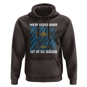Oktoberfest Hoodie My Lederhosen Is In The Wash German Beer Festival TS09 Dark Chocolate Print Your Wear