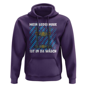 Oktoberfest Hoodie My Lederhosen Is In The Wash German Beer Festival TS09 Purple Print Your Wear