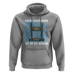 Oktoberfest Hoodie My Lederhosen Is In The Wash German Beer Festival TS09 Sport Gray Print Your Wear