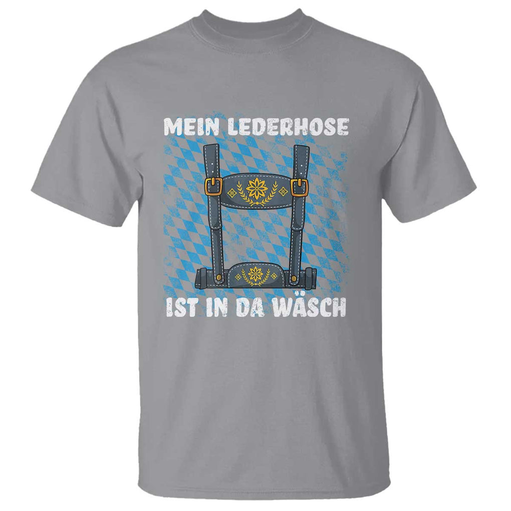 Oktoberfest T Shirt My Lederhosen Is In The Wash German Beer Festival TS09 Sport Gray Print Your Wear