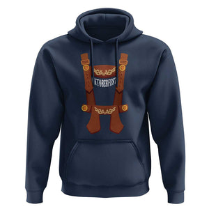 Oktoberfest Hoodie Lederhosen Simple Costume German Beer Festival TS09 Navy Print Your Wear