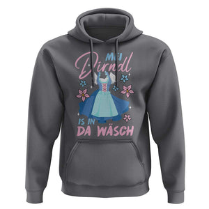 Oktoberfest Hoodie Mei Dirndl In Da Wasch German Girls Women TS09 Charcoal Print Your Wear