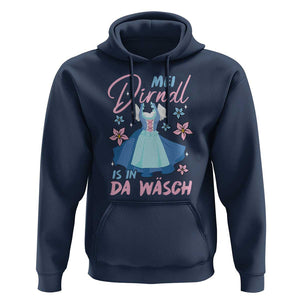 Oktoberfest Hoodie Mei Dirndl In Da Wasch German Girls Women TS09 Navy Print Your Wear