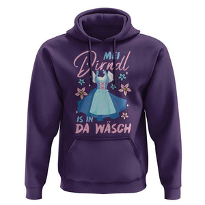 Oktoberfest Hoodie Mei Dirndl In Da Wasch German Girls Women TS09 Purple Print Your Wear