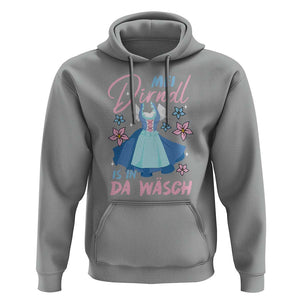 Oktoberfest Hoodie Mei Dirndl In Da Wasch German Girls Women TS09 Sport Gray Print Your Wear