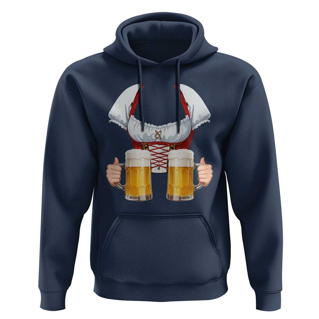 Oktoberfest Hoodie Drindl Simple Costume German Girls Women Beer Festival TS09 Navy Print Your Wear