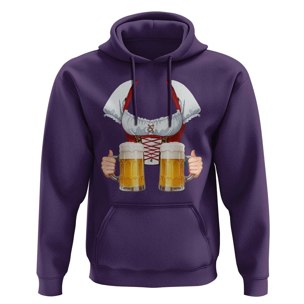 Oktoberfest Hoodie Drindl Simple Costume German Girls Women Beer Festival TS09 Purple Print Your Wear