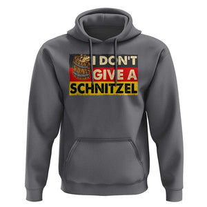 Oktoberfest Hoodie I Don't Give A Schnitzel German Beer TS09 Charcoal Print Your Wear