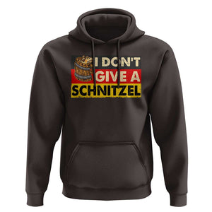 Oktoberfest Hoodie I Don't Give A Schnitzel German Beer TS09 Dark Chocolate Print Your Wear