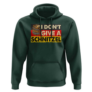 Oktoberfest Hoodie I Don't Give A Schnitzel German Beer TS09 Dark Forest Green Print Your Wear
