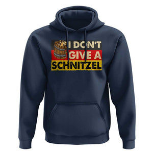 Oktoberfest Hoodie I Don't Give A Schnitzel German Beer TS09 Navy Print Your Wear