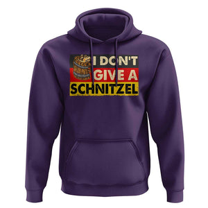 Oktoberfest Hoodie I Don't Give A Schnitzel German Beer TS09 Purple Print Your Wear