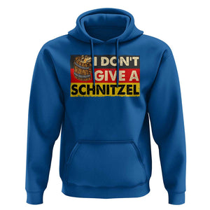 Oktoberfest Hoodie I Don't Give A Schnitzel German Beer TS09 Royal Blue Print Your Wear