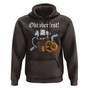 Oktoberfest Hoodie Bavaria German Beer Pretzel TS09 Dark Chocolate Print Your Wear