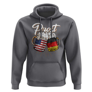 Oktoberfest Prost Beer German American Hoodie TS09 Charcoal Print Your Wear