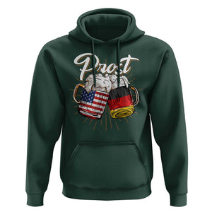 Oktoberfest Prost Beer German American Hoodie TS09 Dark Forest Green Print Your Wear