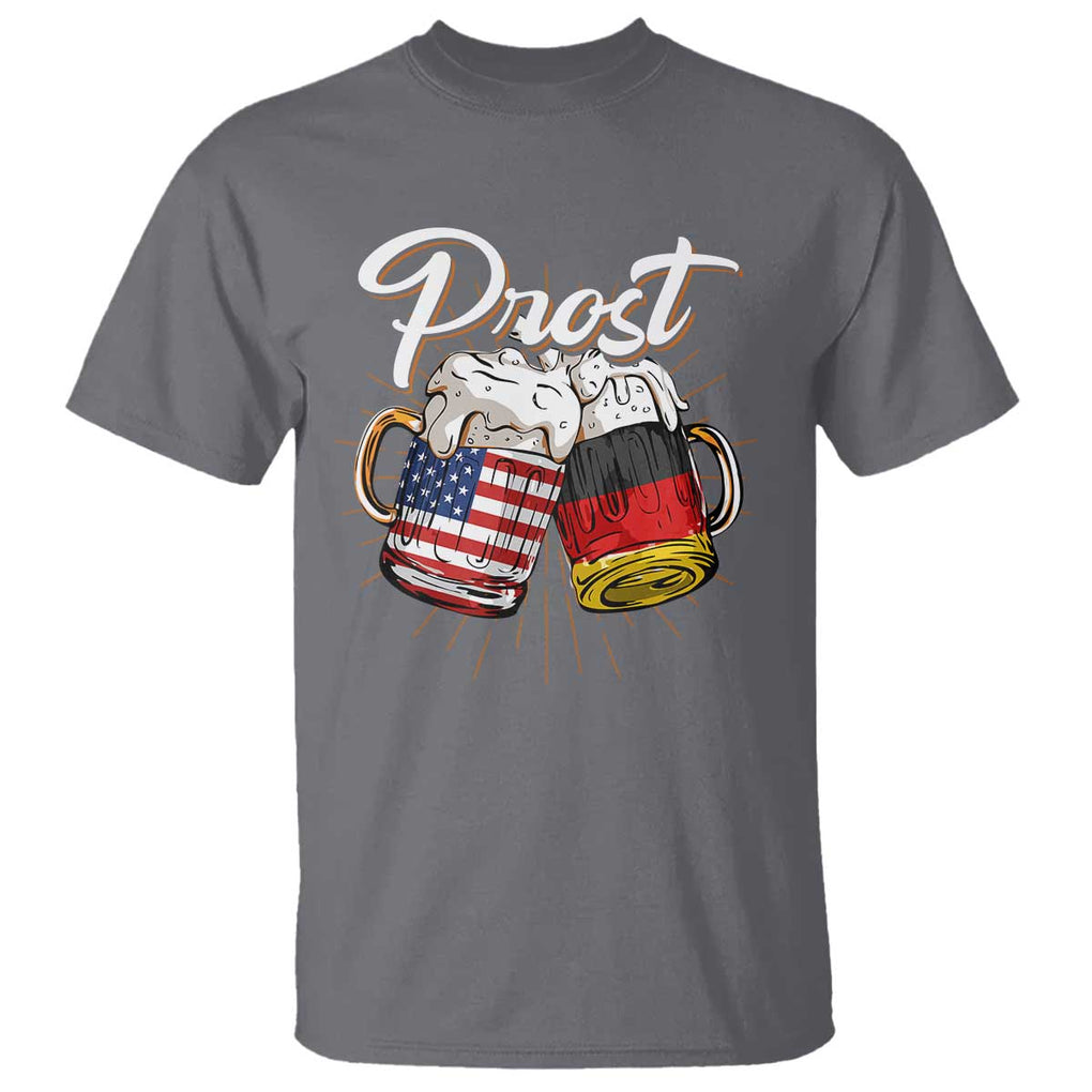 Oktoberfest Prost Beer German American T Shirt TS09 Charcoal Print Your Wear