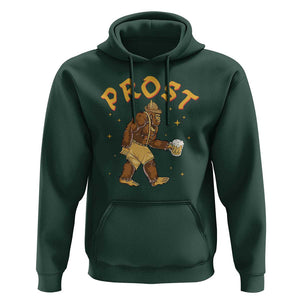 Oktoberfest Prost Bigfoot Lederhosen German Beer Hoodie TS09 Dark Forest Green Print Your Wear