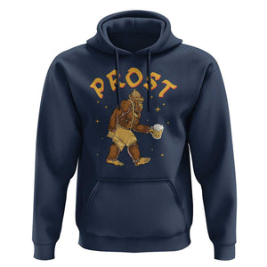 Oktoberfest Prost Bigfoot Lederhosen German Beer Hoodie TS09 Navy Print Your Wear