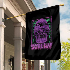 Horror Halloween Garden Flag Scream Creepy Skull TS09 Print Your Wear