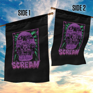 Horror Halloween Garden Flag Scream Creepy Skull TS09 Print Your Wear
