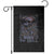 Horror Halloween Garden Flag Welcome To Hell Creepy Skull TS09 Black Print Your Wear