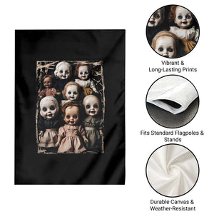 Creepy Dolls Horror Halloween Garden Flag TS09 Print Your Wear