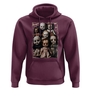 Creepy Dolls Horror Halloween Hoodie TS09 Maroon Print Your Wear