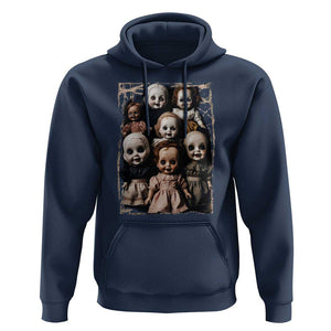 Creepy Dolls Horror Halloween Hoodie TS09 Navy Print Your Wear