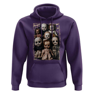 Creepy Dolls Horror Halloween Hoodie TS09 Purple Print Your Wear