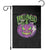 Funny Halloween Garden Flag Halloweed Pumpkin Weed Cannabis Smoking TS09 Black Print Your Wear