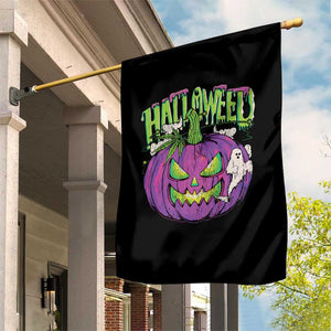 Funny Halloween Garden Flag Halloweed Pumpkin Weed Cannabis Smoking TS09 Print Your Wear
